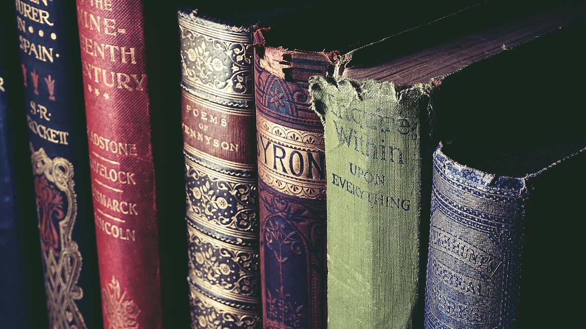 worn out books